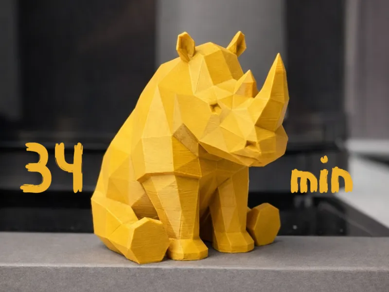 The Poly-Rhino: Strong, Cute, and Low Poly