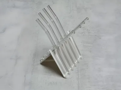 Glass Straw Drying Rack Tent