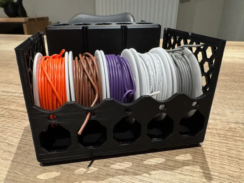 Gridfinity Wire Spool Holder (AliExpress style)