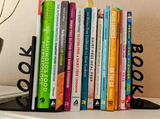 Book ends for cook books