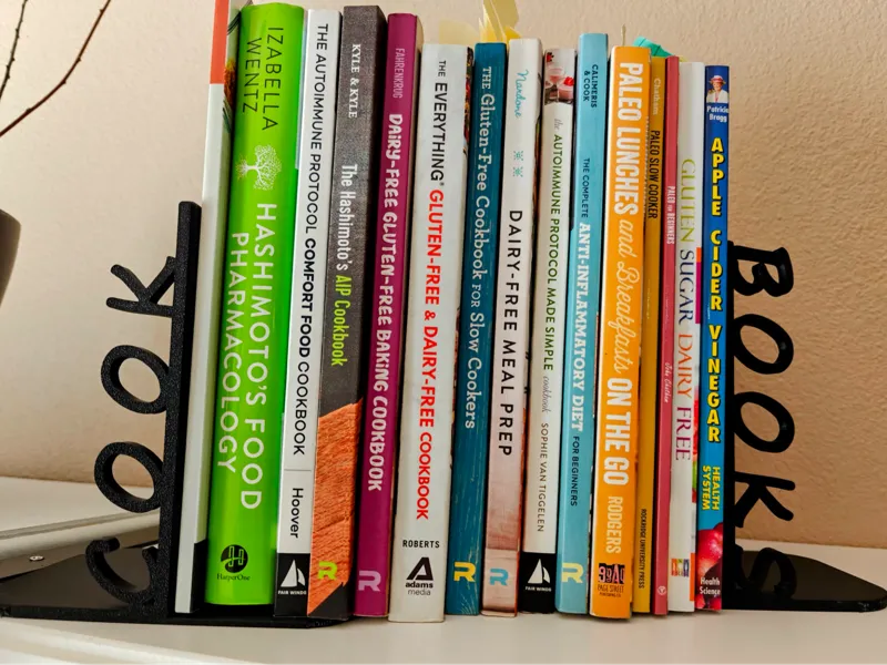 Book ends for cook books