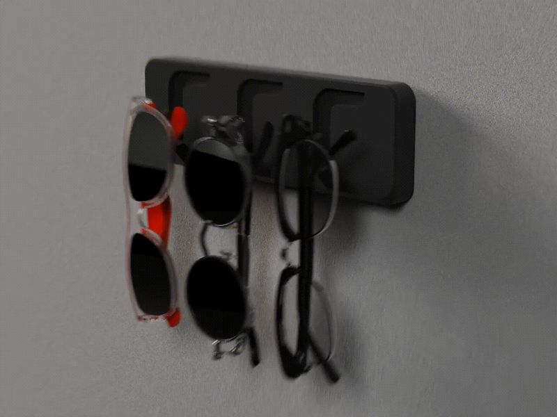 Sunglasses hanger // Print-in-place