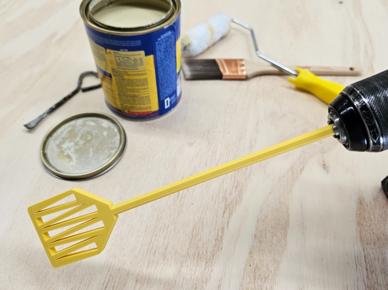 Miniatura 1 do modelo 3D Drill Mixer Stirrer