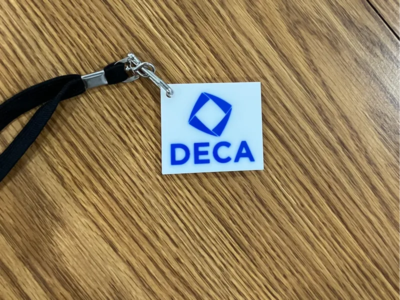 DECA Logo Keychain