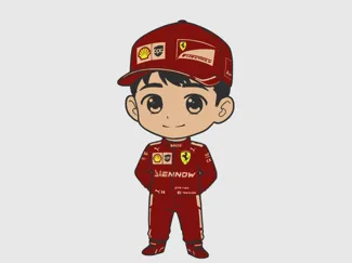 Charles Leclerc Chibi