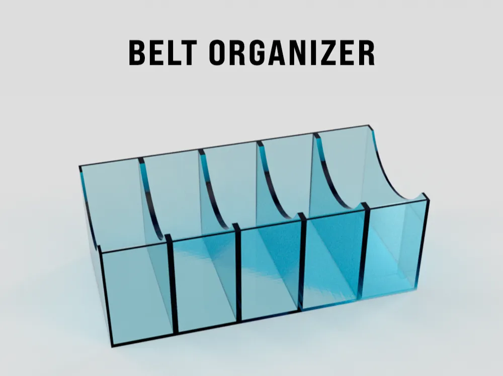 Organizador: Belt Organizer with Dividers. Referencia del modelo original.