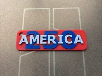 America 250 keychain