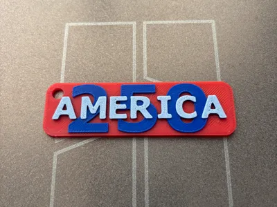 America 250 Keychain