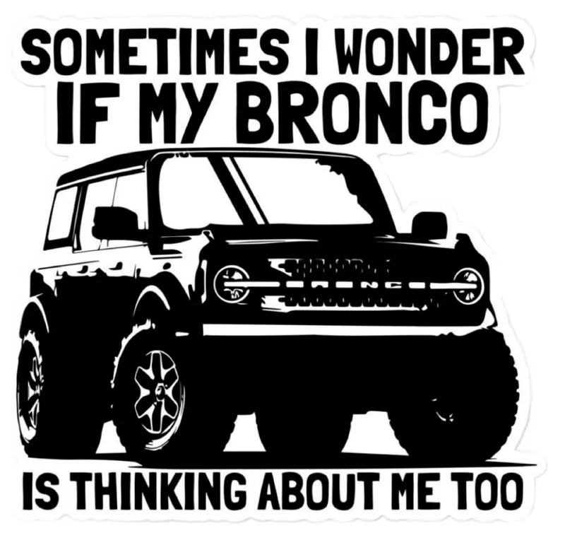 Bronco keychain