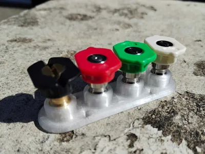 1/4" quick release pressure washer nozzle holder