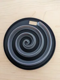 Guide spirale pour ruban LED de lampe 3D — photo 2
