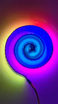 Guide spirale pour ruban LED de lampe 3D — photo 1