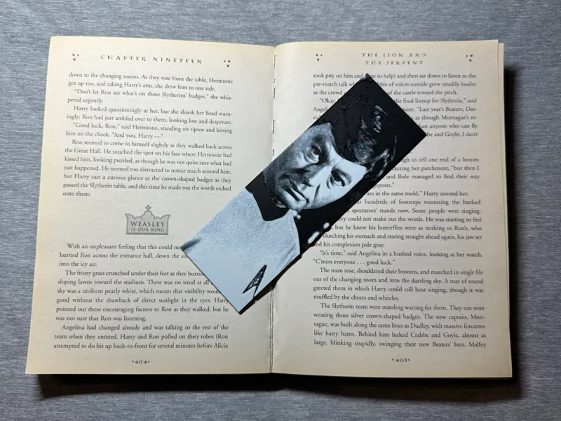 Leonard McCoy Star Trek Hueforge Bookmark