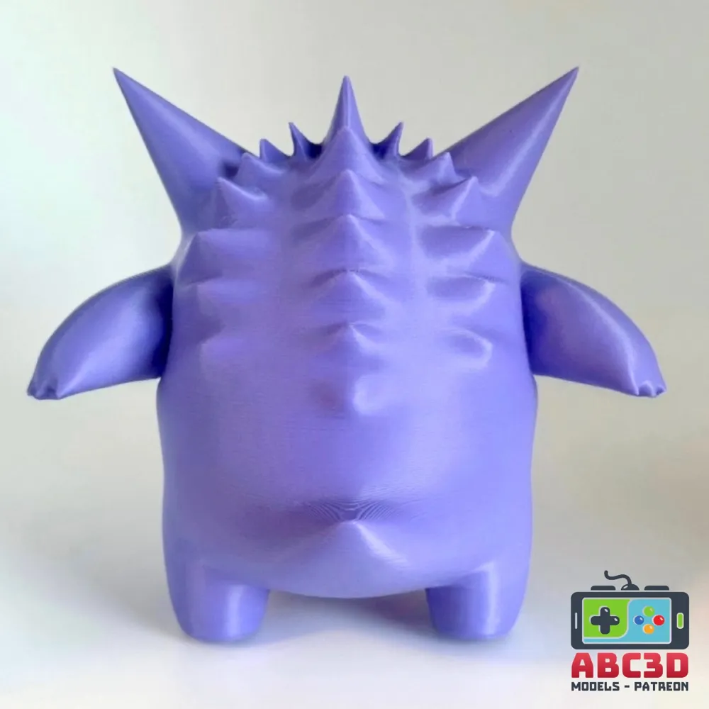 Modelo Pokémon Gengar; Sem AMS Necessário - Impressão Dividida por ...