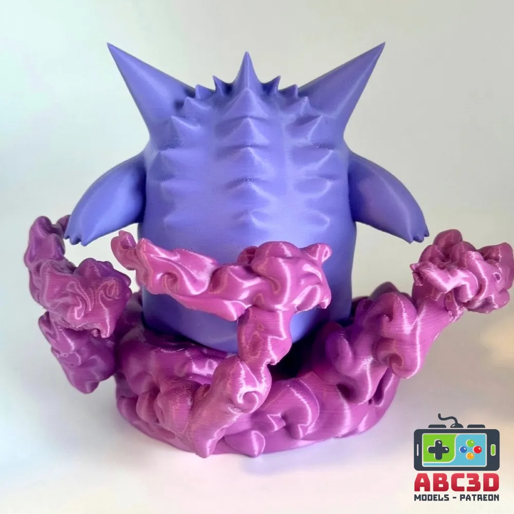 Modelo Pokémon Gengar; Sem AMS Necessário - Impressão Dividida por ...
