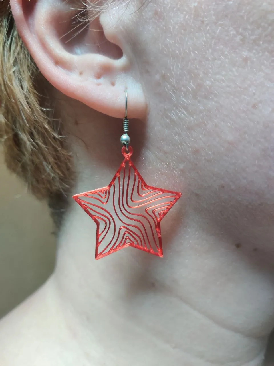 ISO-Star — Christmas Star Earring view 4