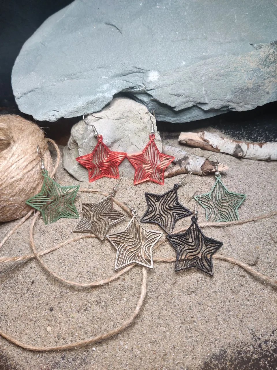ISO-Star — Christmas Star Earring view 3
