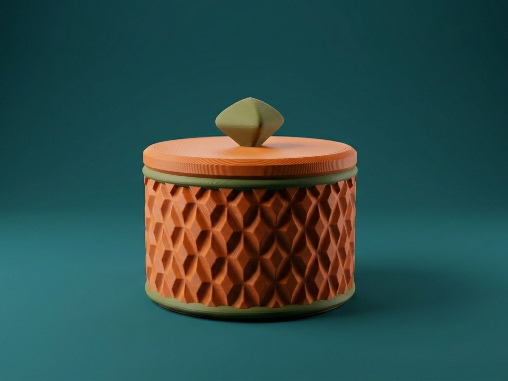 Container with Lid or Pot for small plant