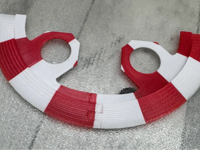 RCP 50 90 & 180 Grad Kurb 2 Farbig 3mm hoch