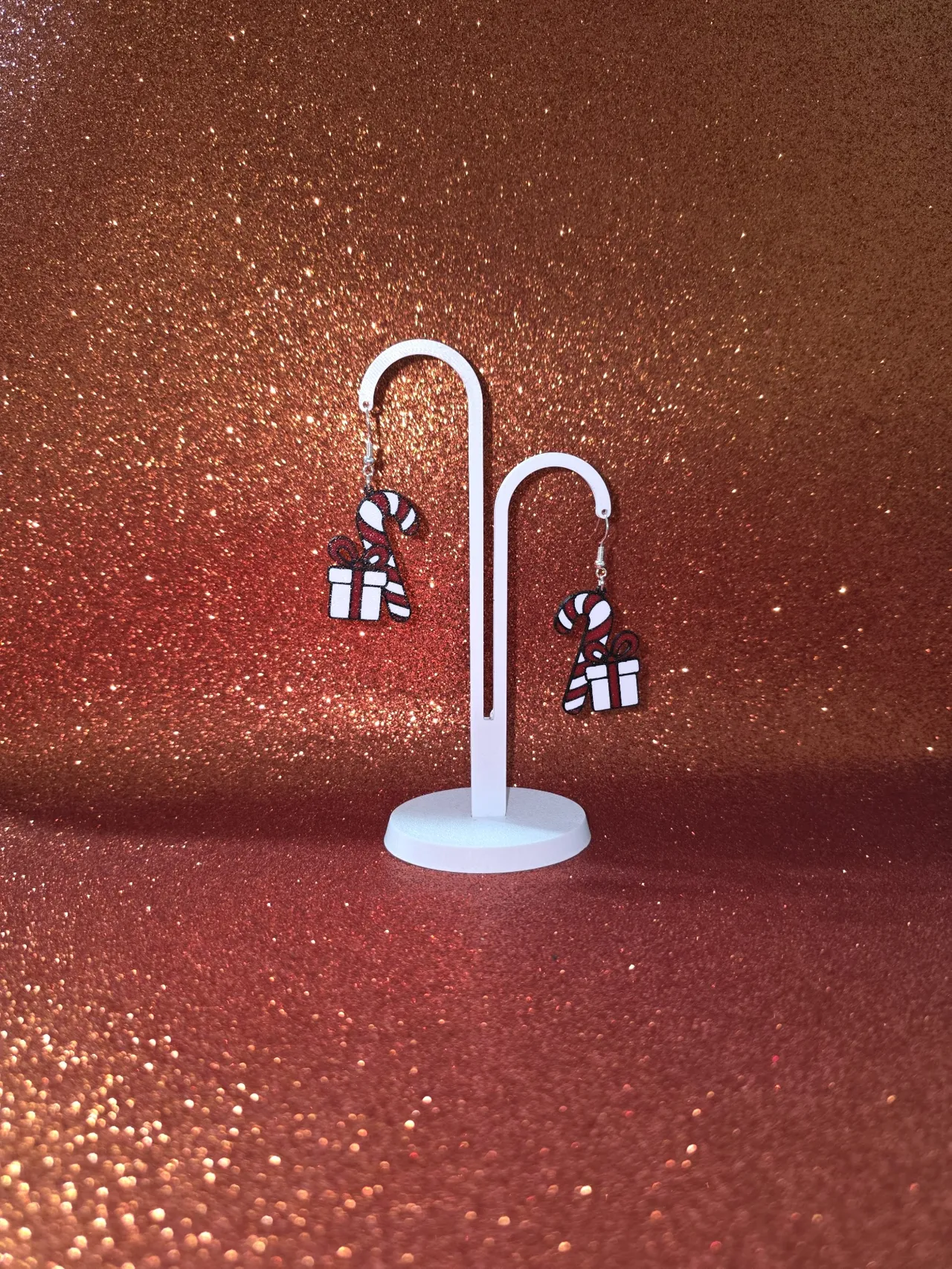 Christmas presents earrings view 3