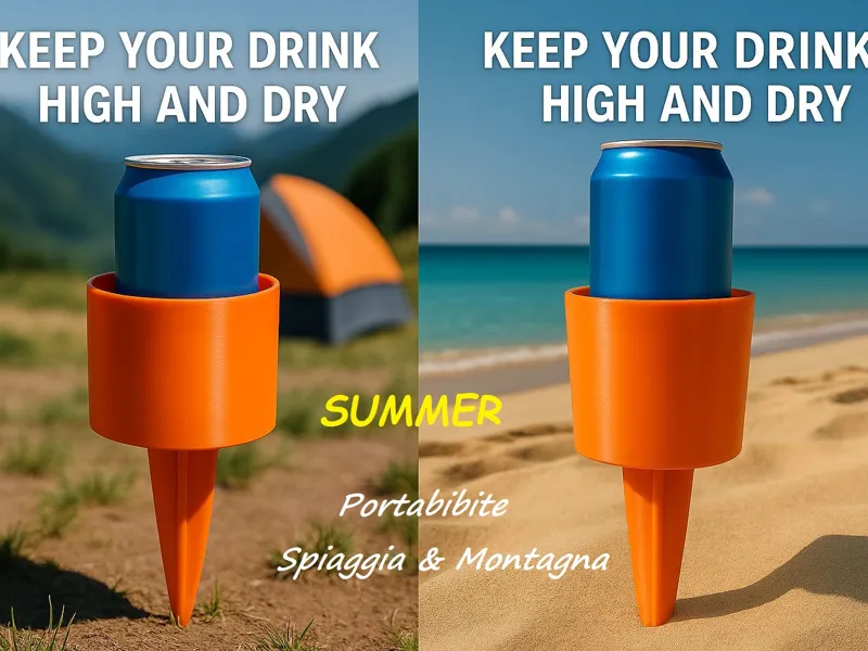 Summer Drink Holder – Beach to Mountain