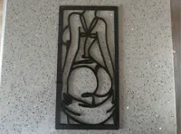 Silhouette murale de femme — photo 2