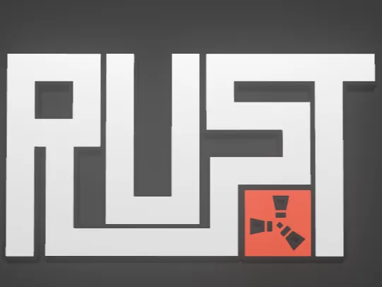 Rust logo light box