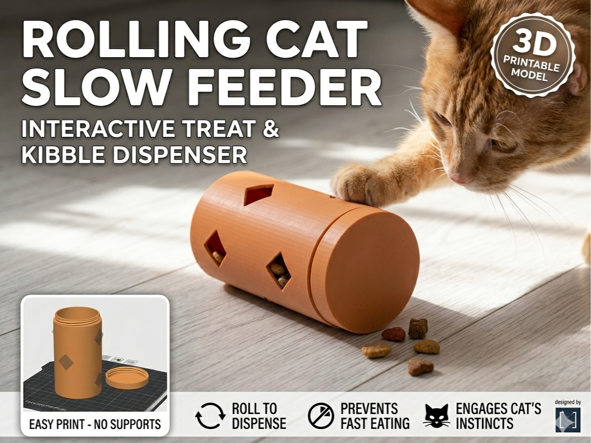 Interactive Rolling Cat and dog Slow Feeder