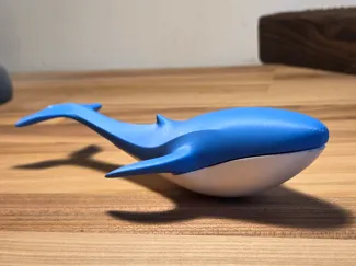 Blue Whale Desk Decor