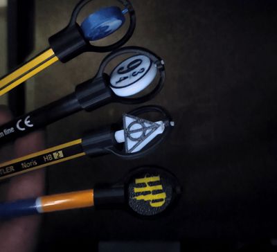 Harry Potter spinning pen toppers