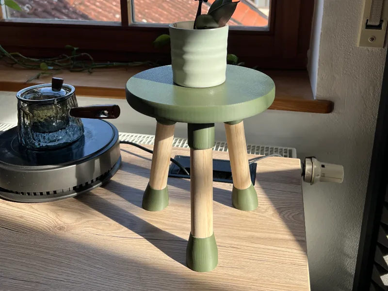 Hocker für d=28mm Besenstiel
