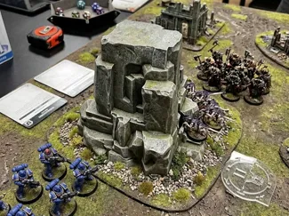 miniatura de terreno, roca para escenario nº1