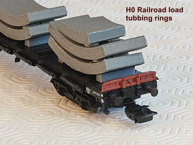 H0 Tubbing Rings load (H0, 1:87)