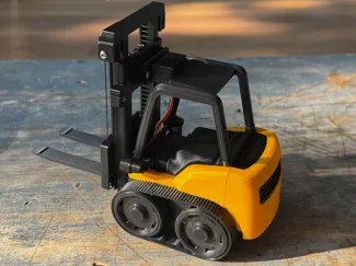 Smoother track for CyberBrick Forklift & SoccerBot