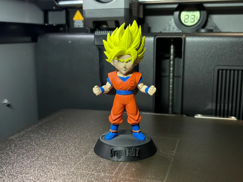 Chibi Son Goku SSJ - DBZ (AMS & Paintable)