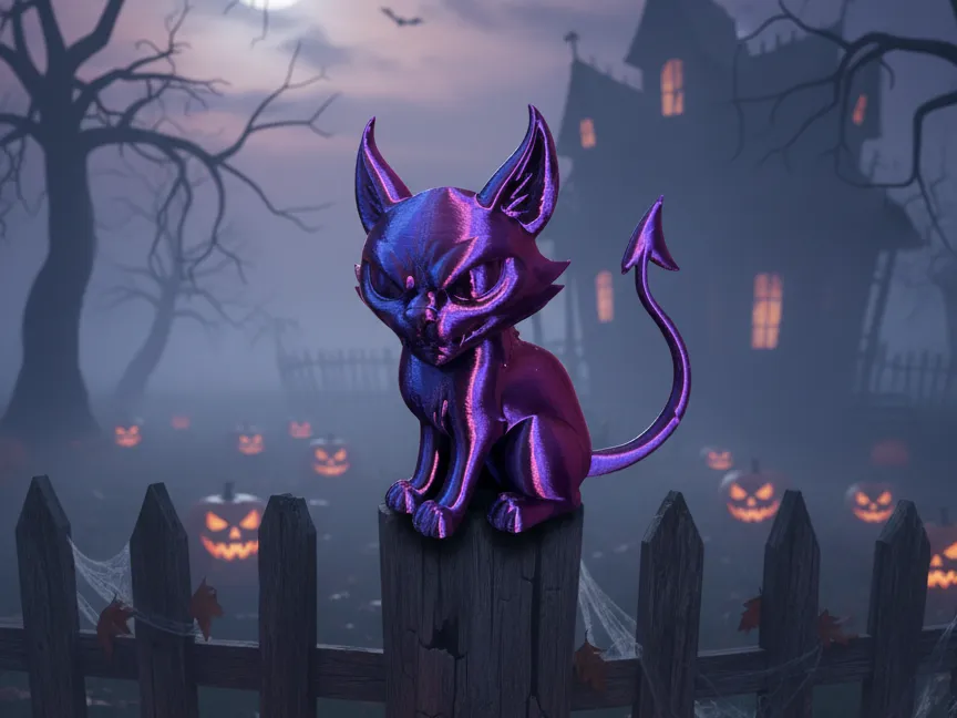 Shadowfang - Evil Cat - Free 3D Print Model - MakerWorld