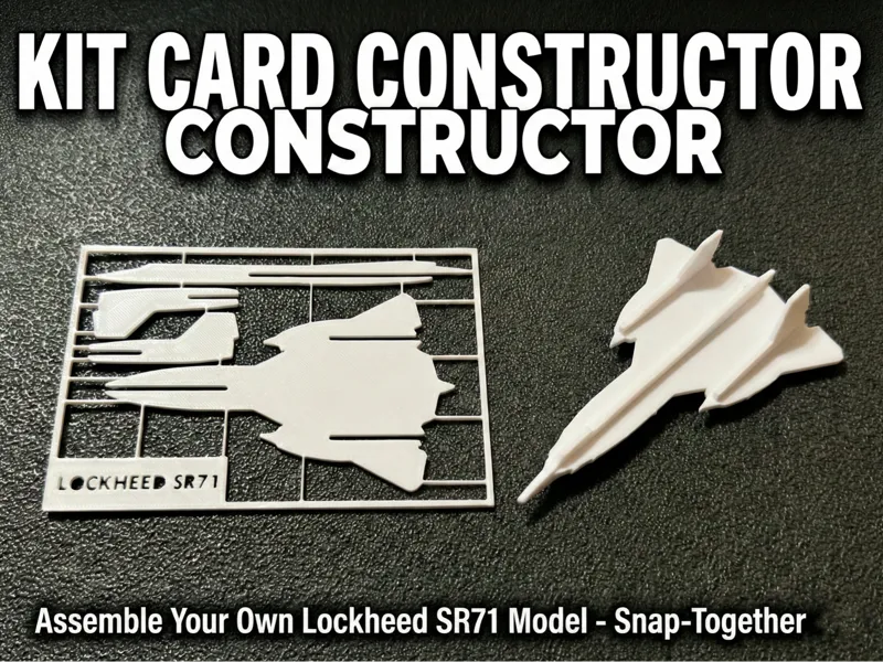 Kit Card Lockheed SR-71