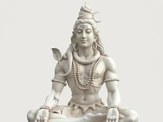 Shiva sitting on Lotus