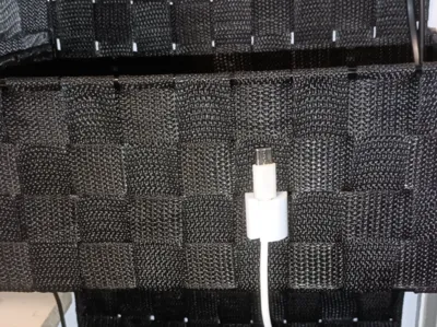 USB Cable Holder Basket