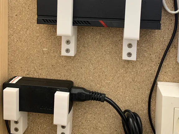Hook for mini PC and power supply