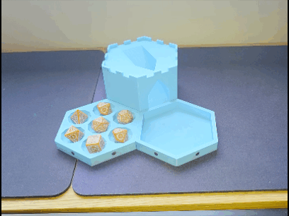 Dice Jail Hex - Magnetic Modular Board Game System