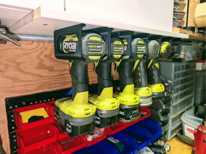 Ryobi drill holder but might fit your drill too