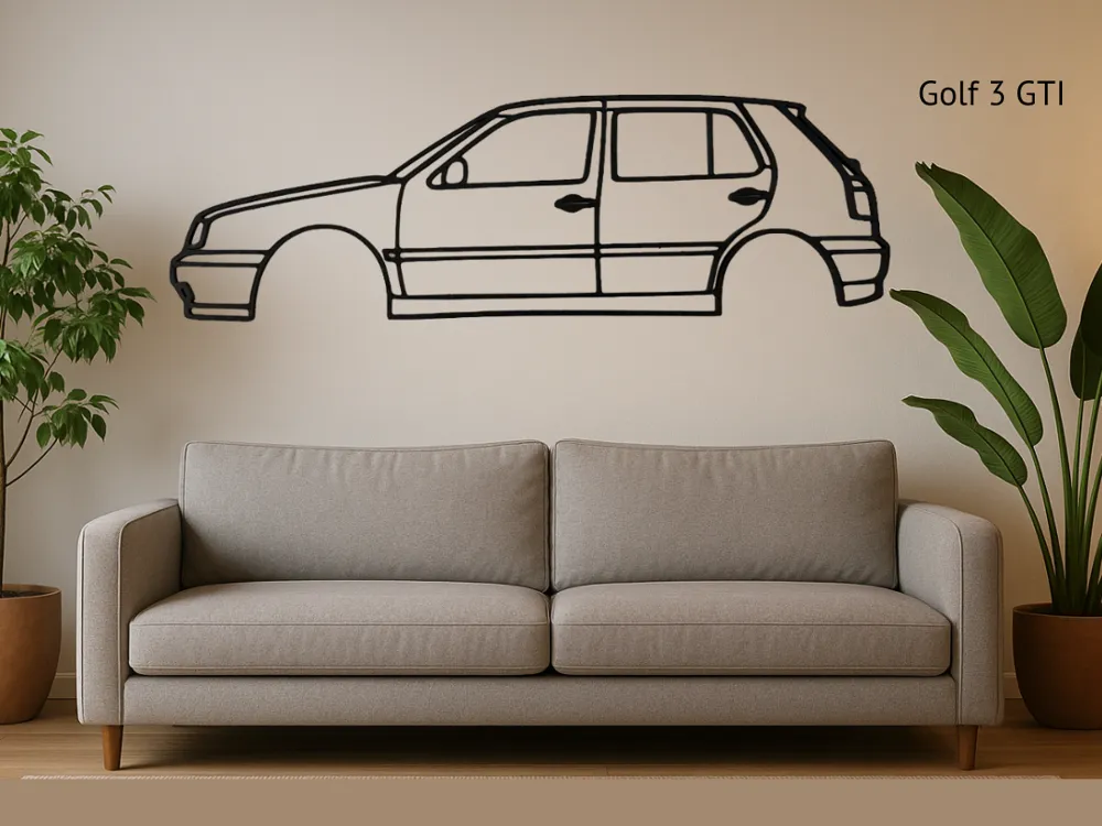 Volkswagen Golf 3 Gti - Free 3D Print Model - MakerWorld