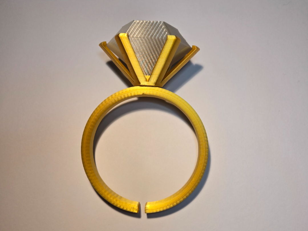 Big Diamond Ring but for your wrist