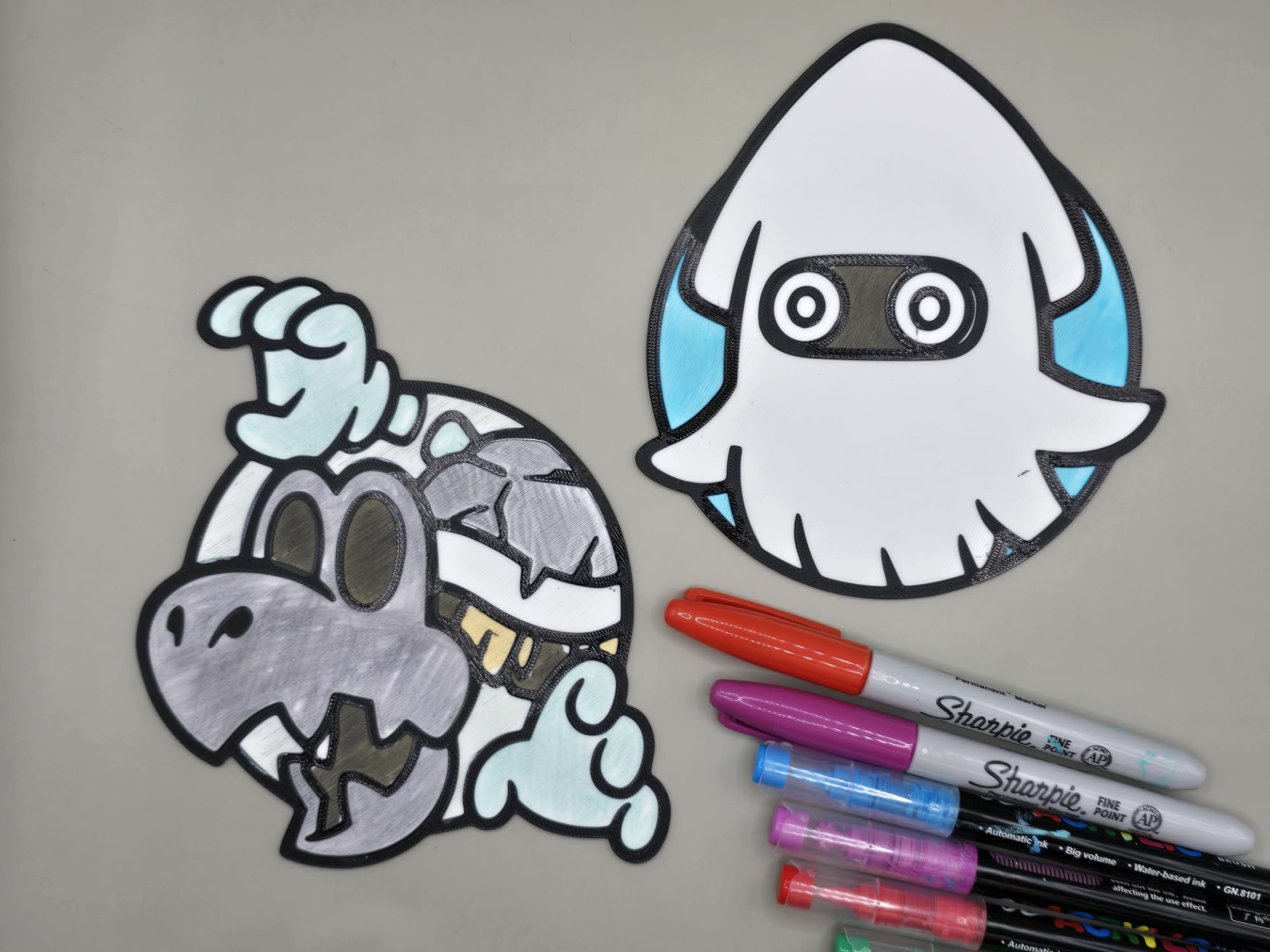 Mario Bones Koopa Squid Coloring Pack