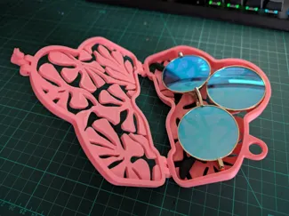 Print in place third eye glasses box.