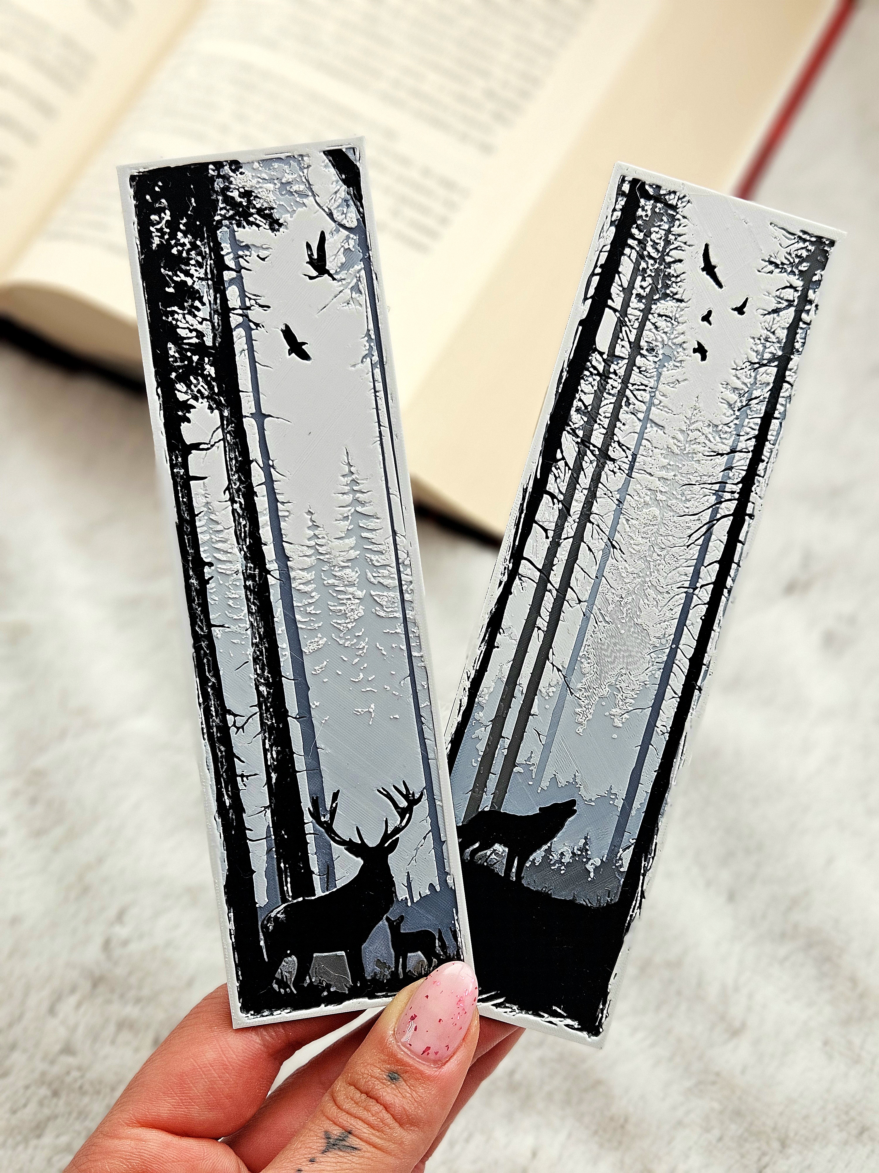 Miniatura 2 do modelo 3D Whispering Wilds - Bookmarks set