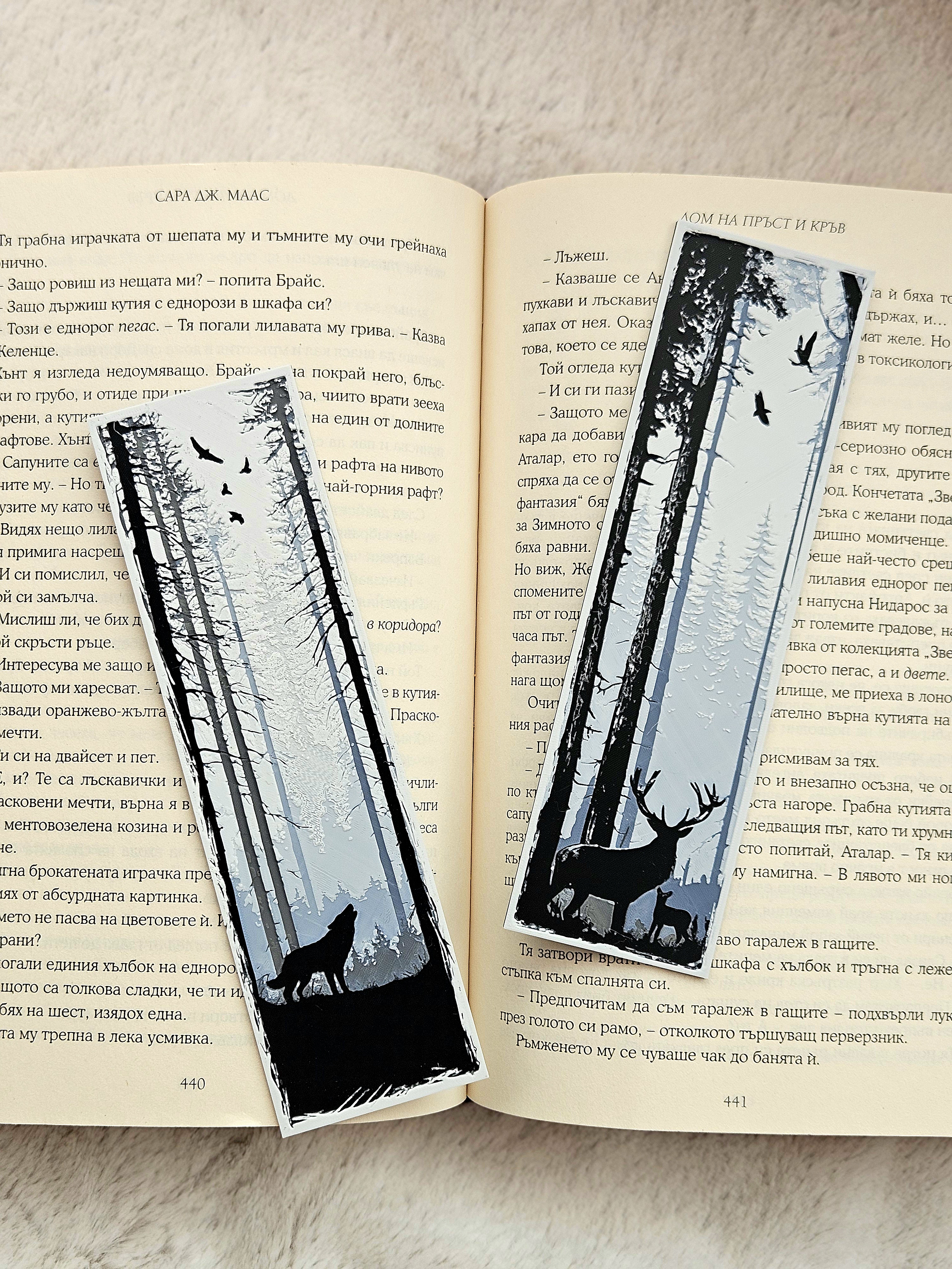 Miniatura 4 do modelo 3D Whispering Wilds - Bookmarks set