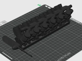 V12 Rolls Royce Merlin Engine