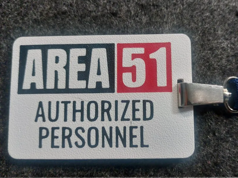 Area 51 Access Card Holder